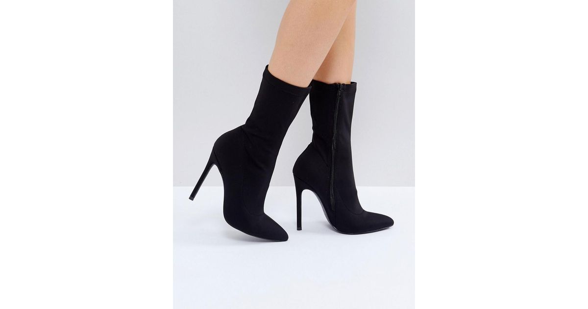 Truffle Collection Stiletto Sock Boot 