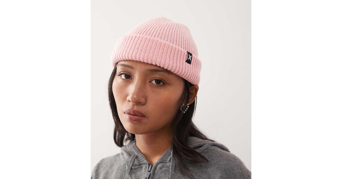 Collusion Fisherman Beanie in Pink Lyst UK