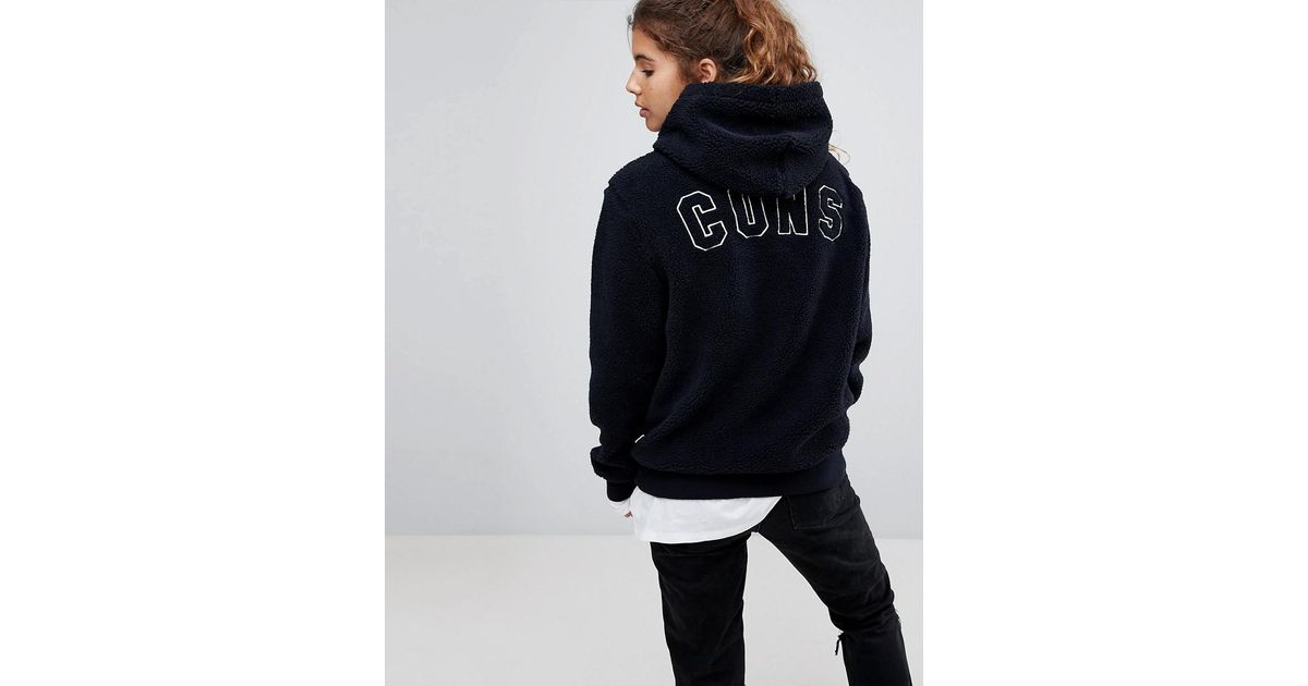 converse sherpa hoodie