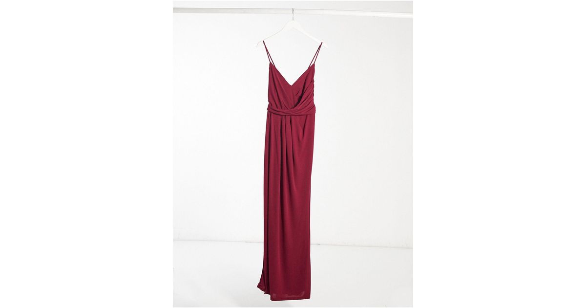 Lipsy Synthetic Cami Maxi Dress With 