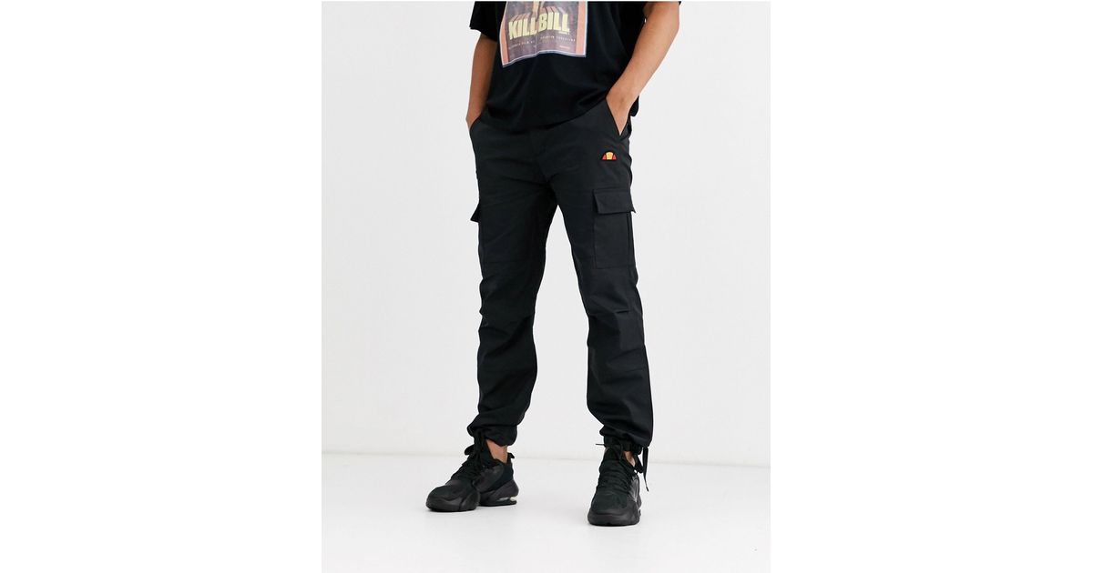 Arnos Pantalon cargo Ellesse pour homme en coloris Noir Lyst - Main Image