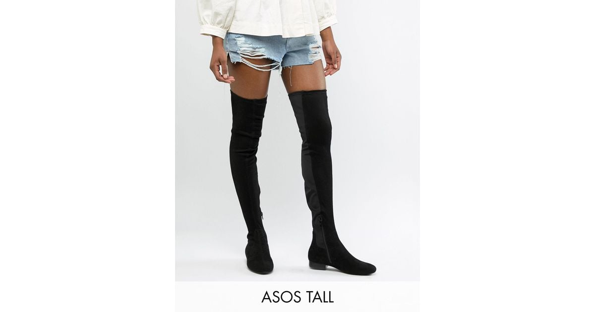 asos tall thigh high boots