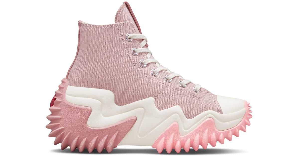 Converse Run Star Motion Hi Trance Form Sneakers in Pink | Lyst
