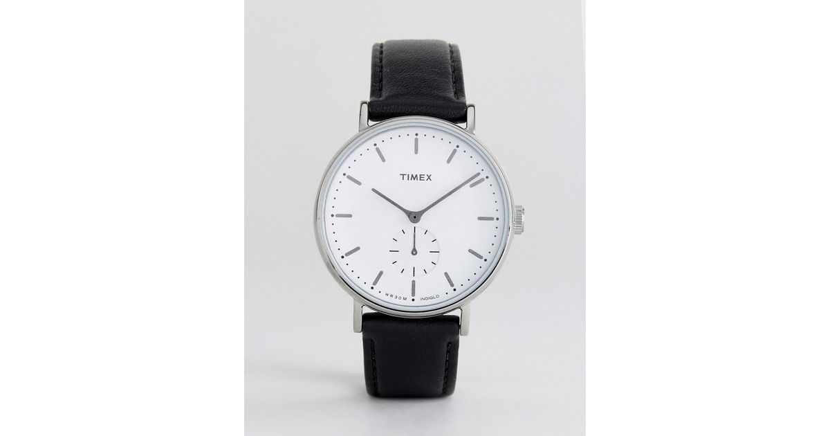 timex fairfield black