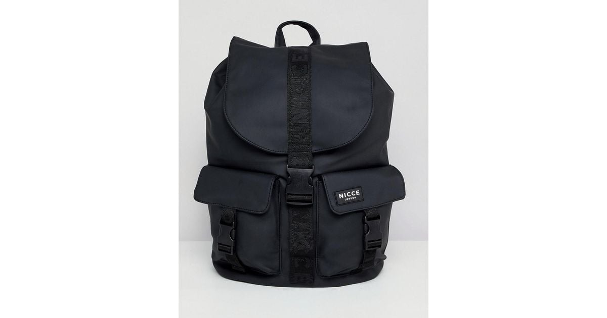 nicce black backpack