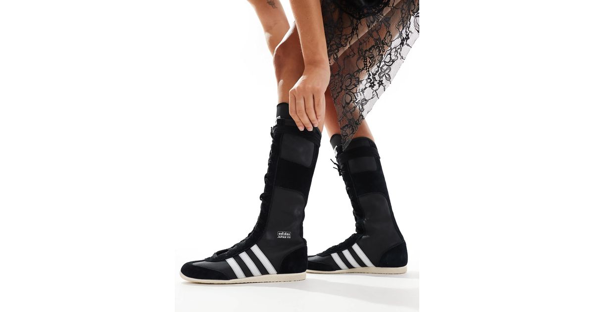 adidas gazelle silver green womens Adidas ChenTao Black High Boxing Boots – VOODOO WAREHOUSE