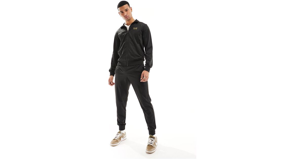 Ea7 tricot tracksuit deals