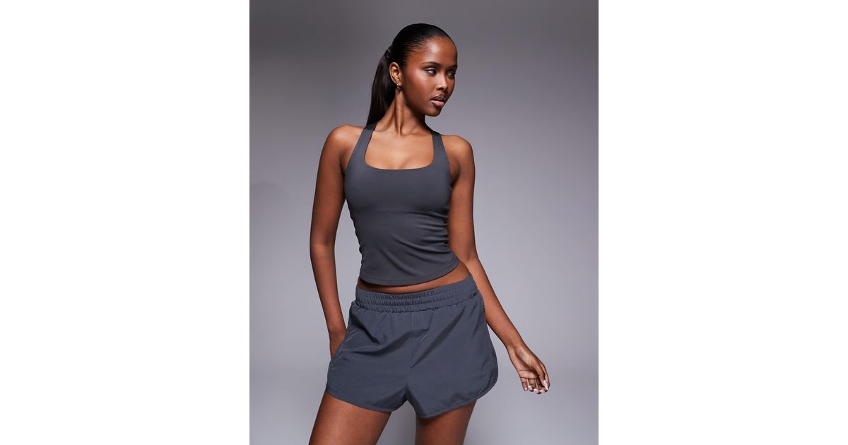 4505 Active High Support Running Vest With Inner Bra And Adjustable ...