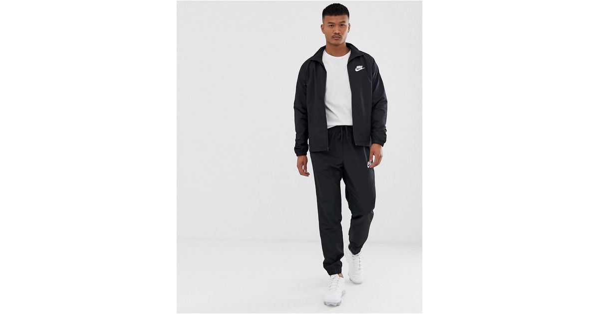 Nike Synthetic Tracksuit Set in Black for Men Lyst