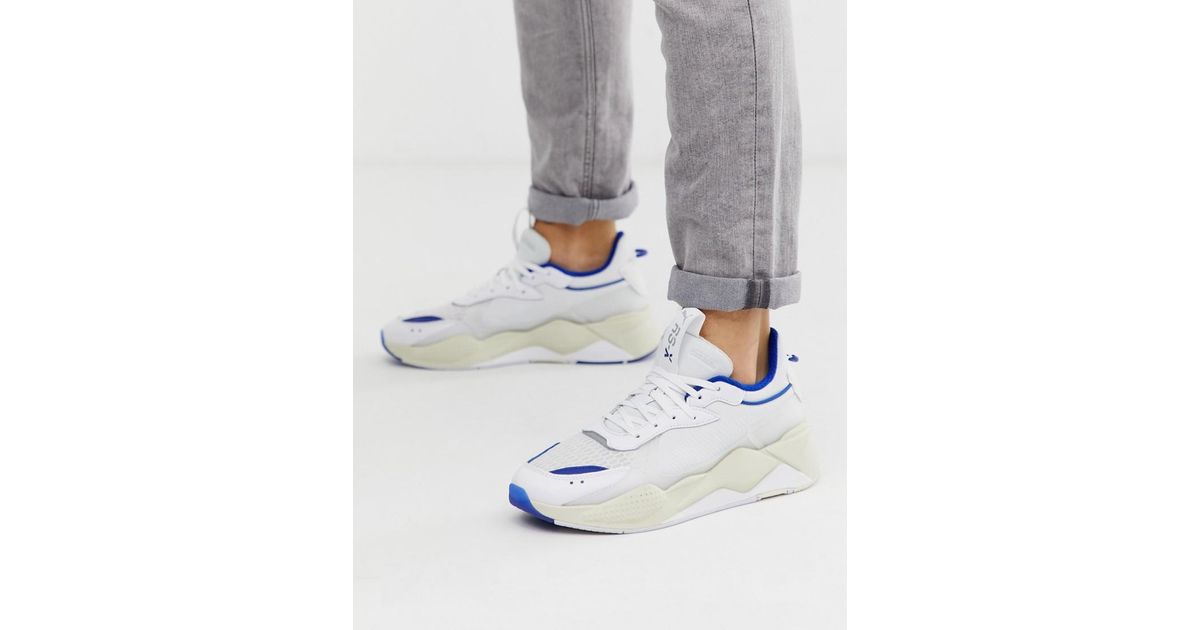 puma rs x tech on feet