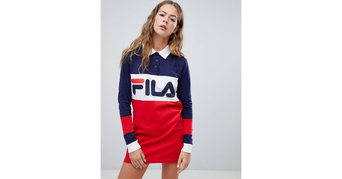 fila long sleeve dress