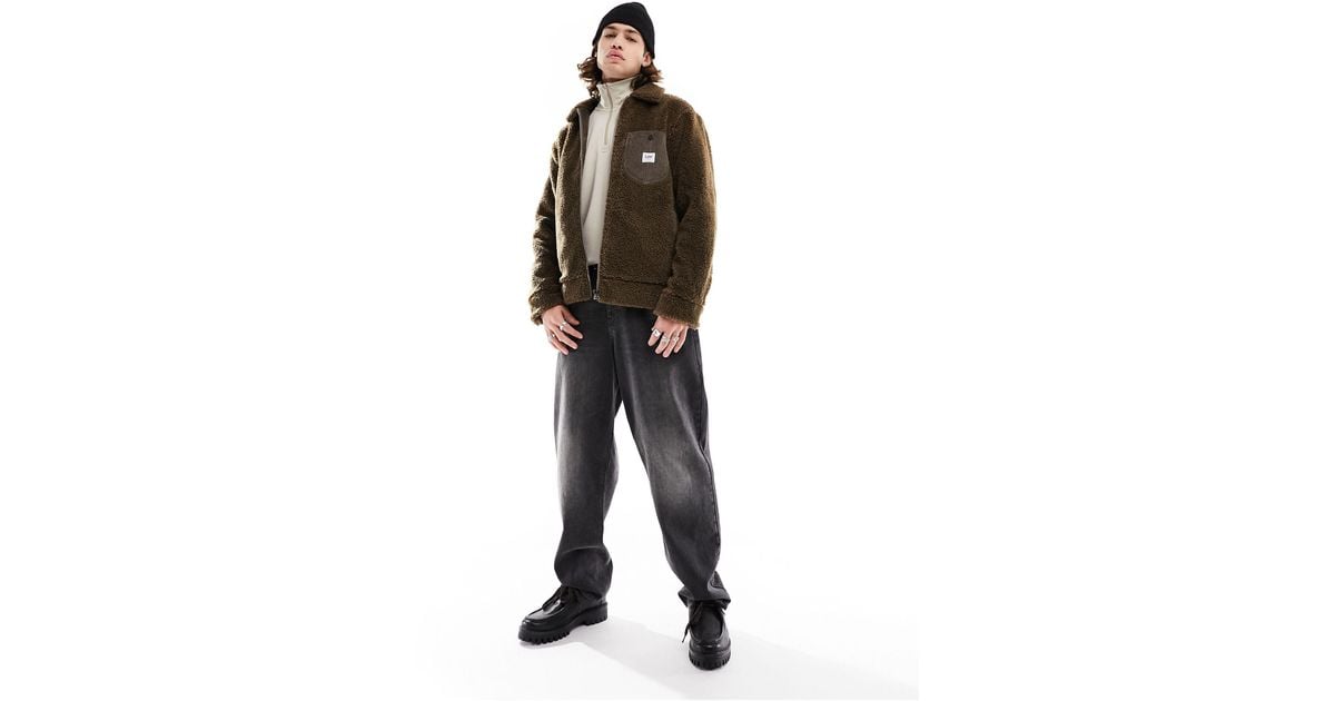 Lee shop borg jacket