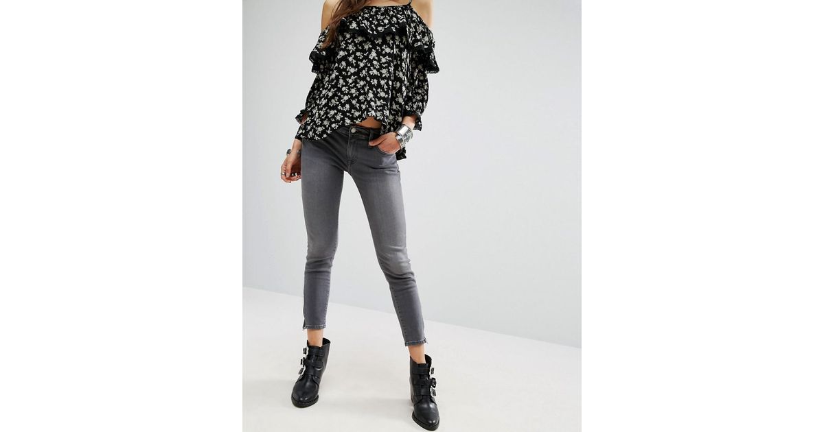 super skinny ankle grazer jeans
