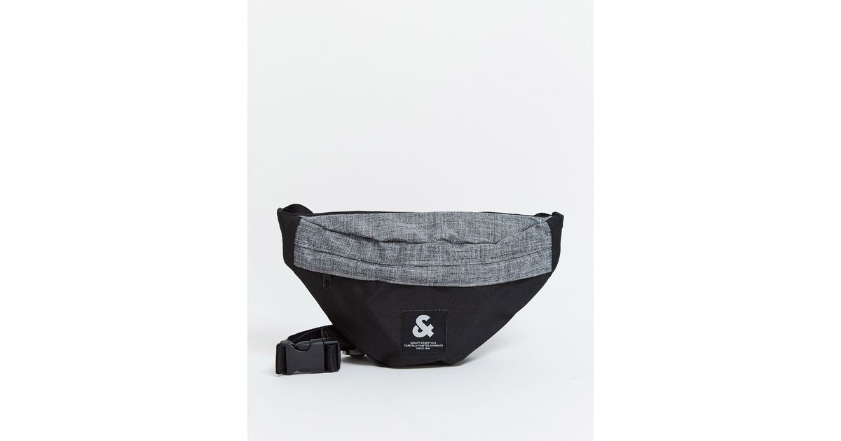 Jack & Jones Bum Bag in Black for Men | Lyst Canada