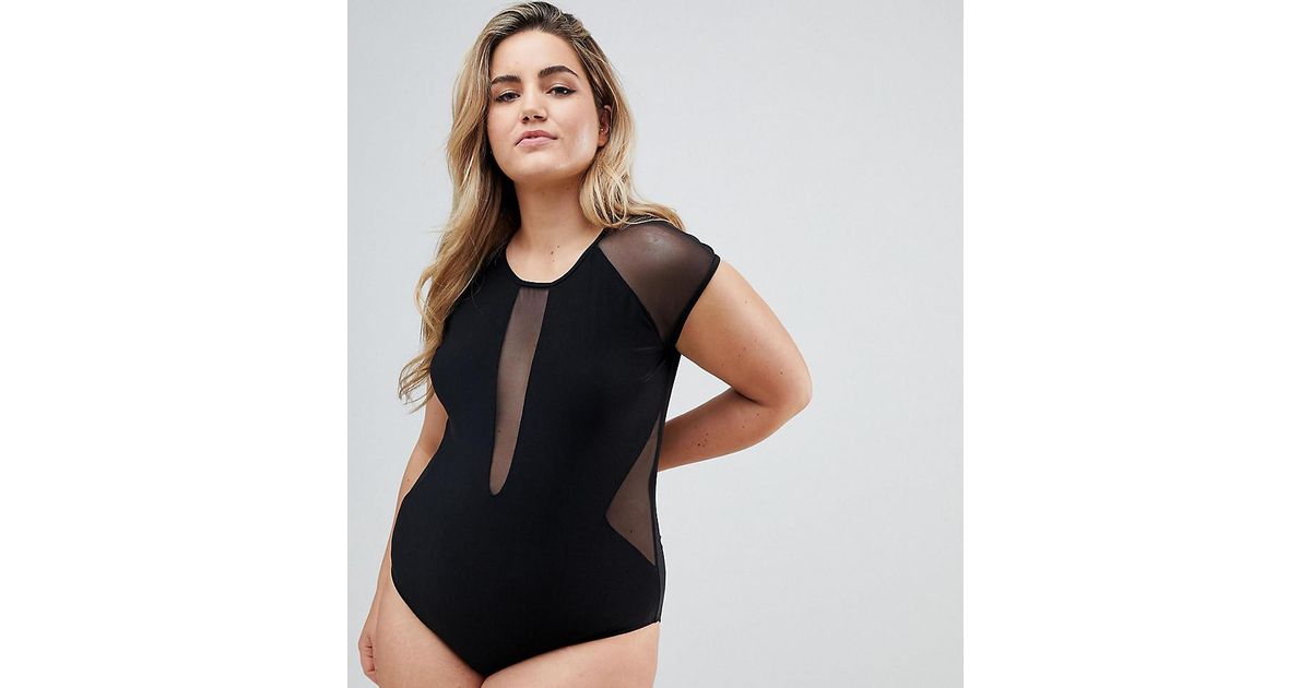 plus size cap sleeve swimsuit
