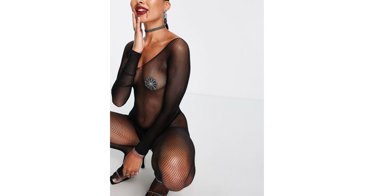 ann summers fishnet bodysuit