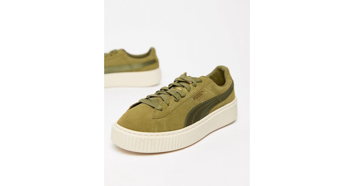 puma platform suede