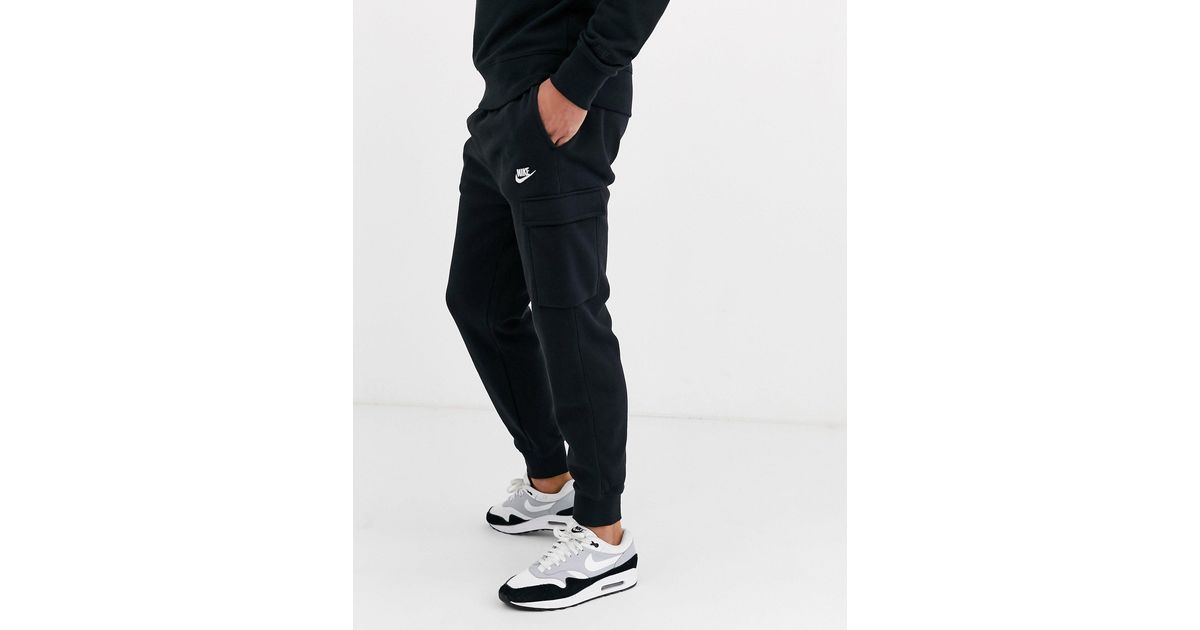 Nike Foundation Fleece Joggers in Black 