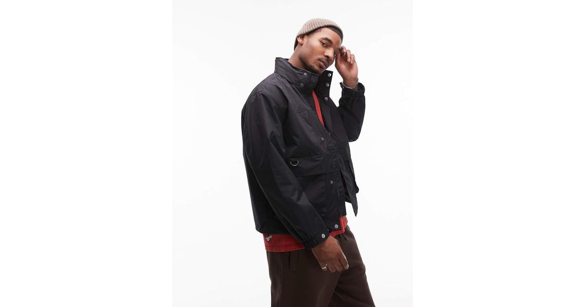 Levi's Tehama Utility Hooded Rain Jacket in Red for Men Lyst UK