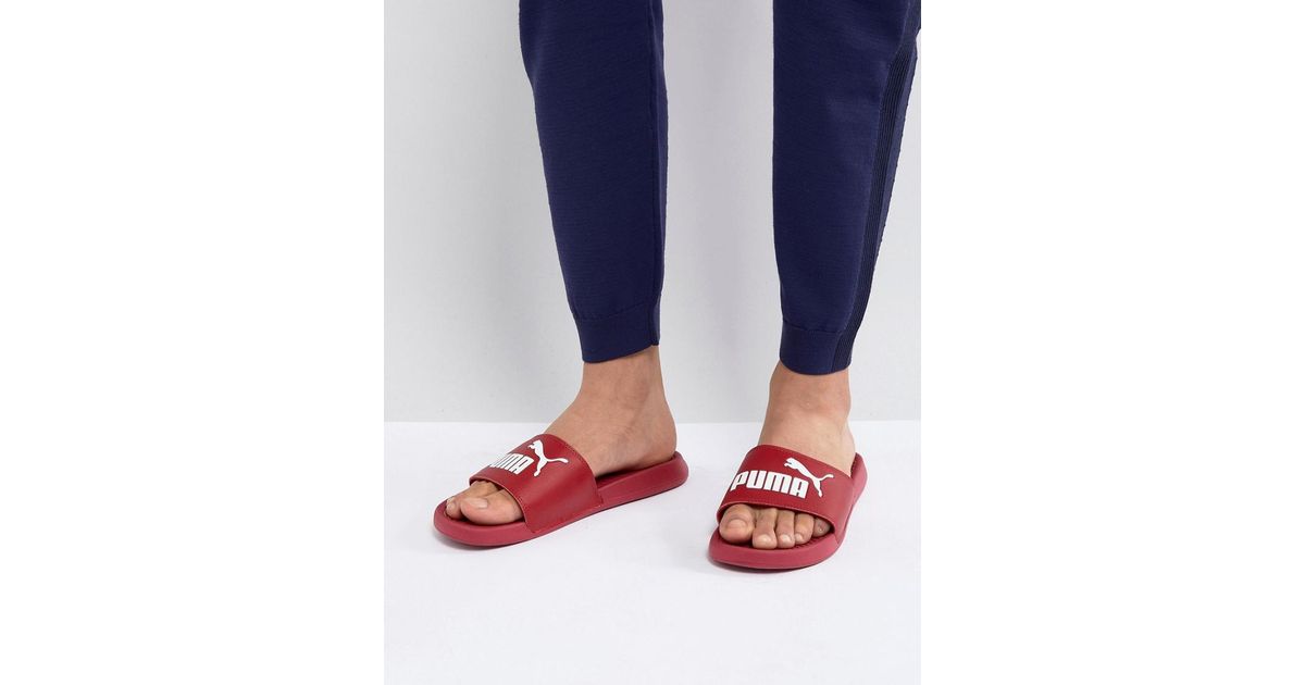 red puma sliders