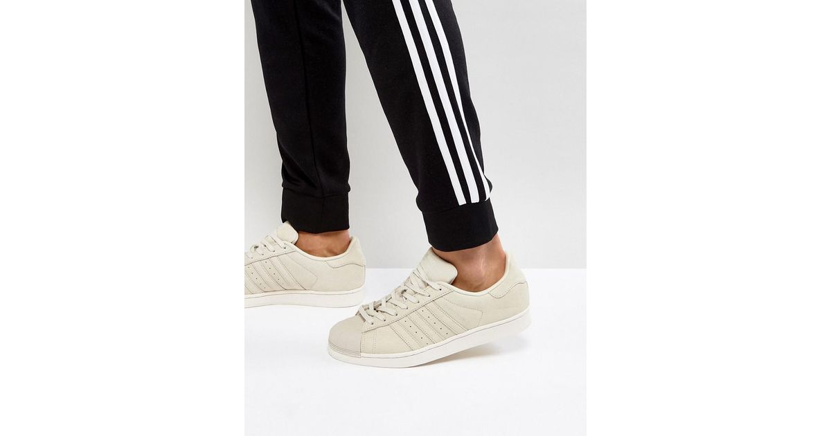 adidas superstars beige