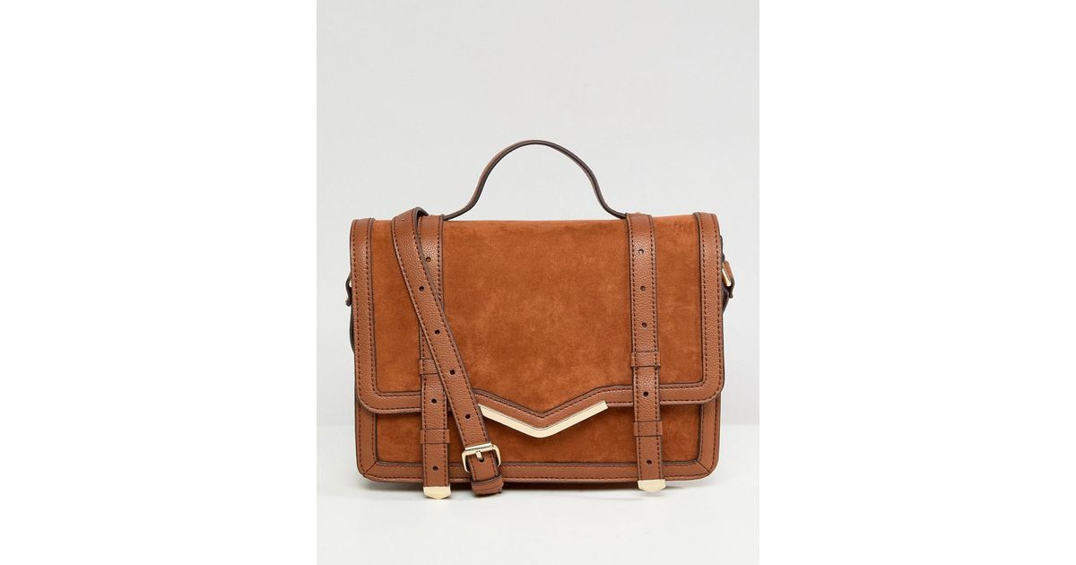 asos tan bag