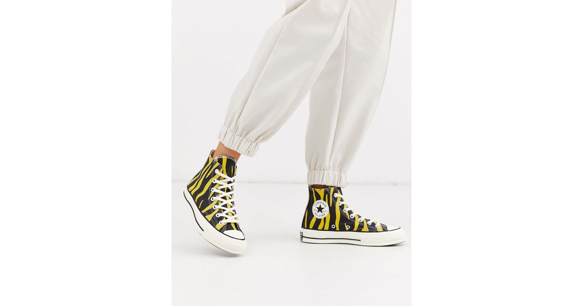 Converse femme zebre sale