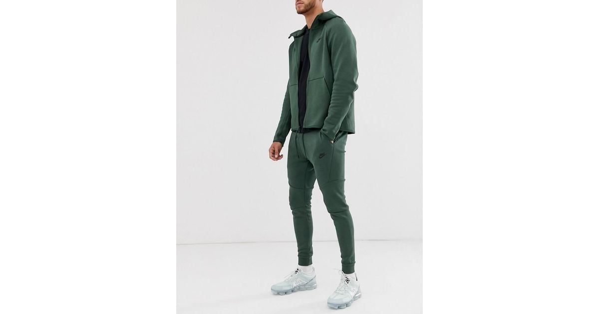 Nike Tech Fleece Jogger Khaki in Green for Men | Lyst Australia