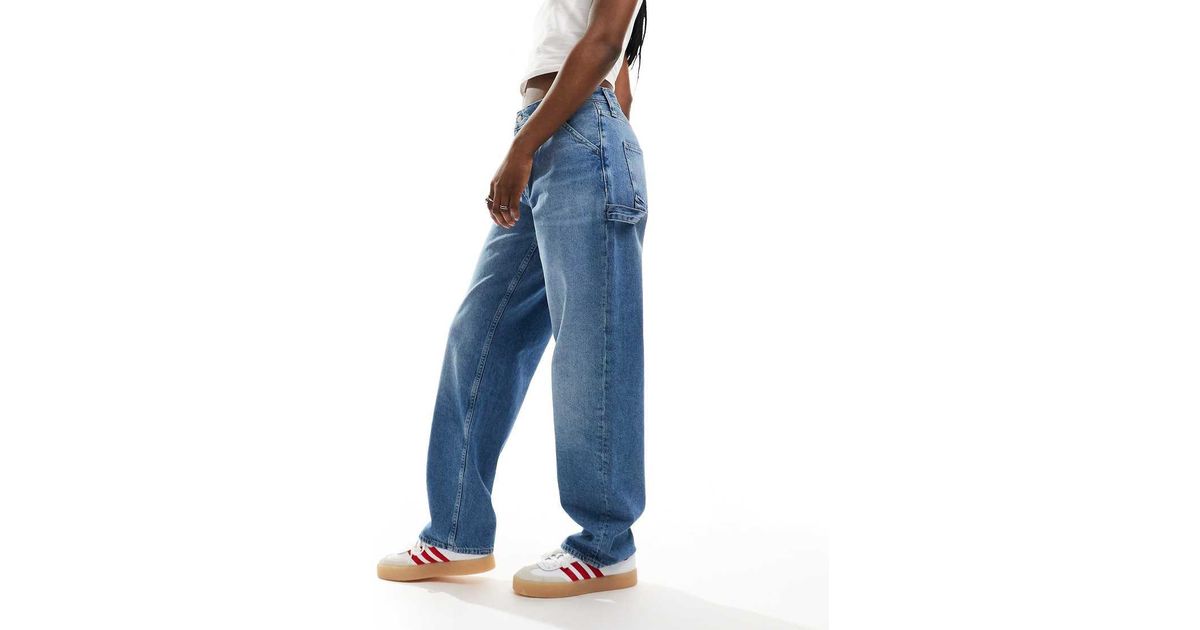 Calvin Klein 90S Straight Carpenter Jeans in Blue | Lyst UK