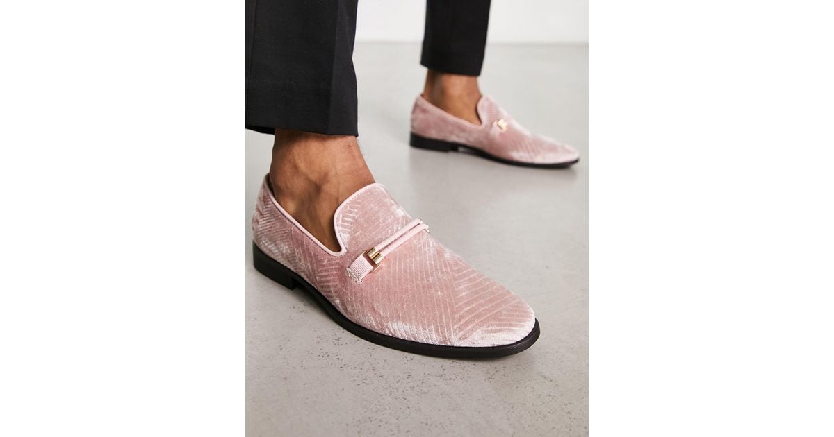 Dusty pink loafers mens sale