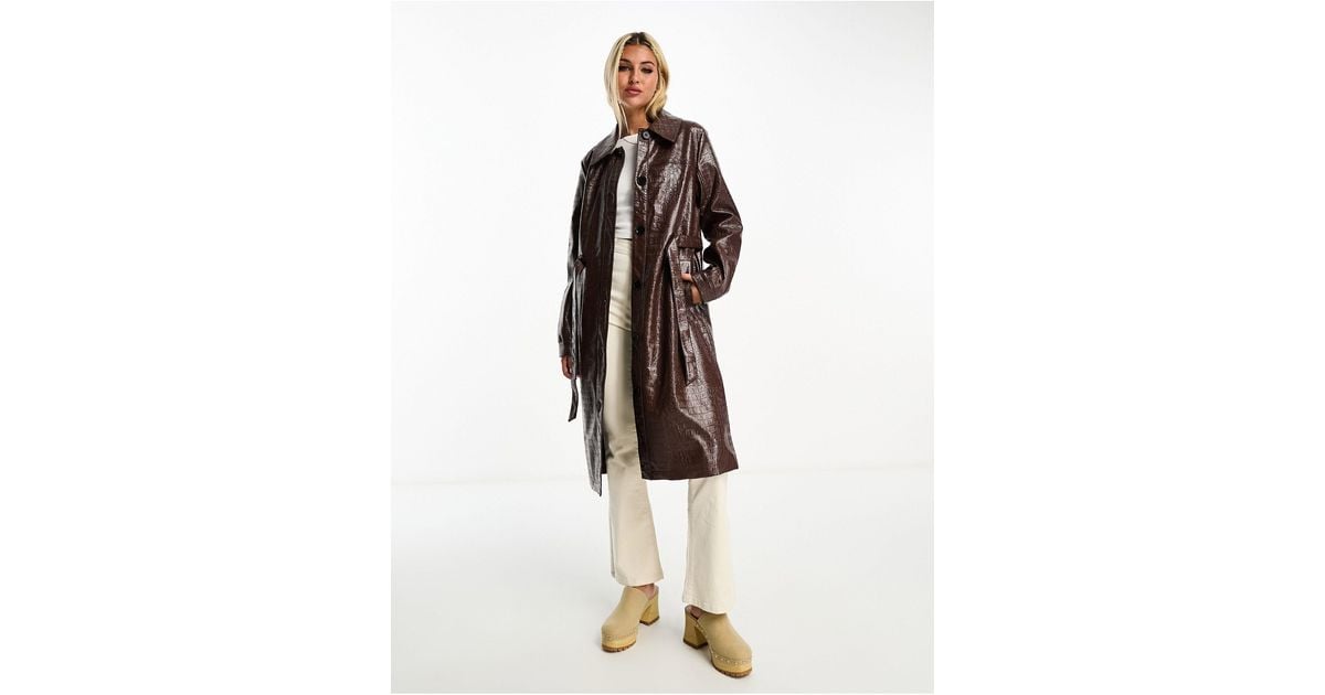 Pimkie manteau marron hotsell