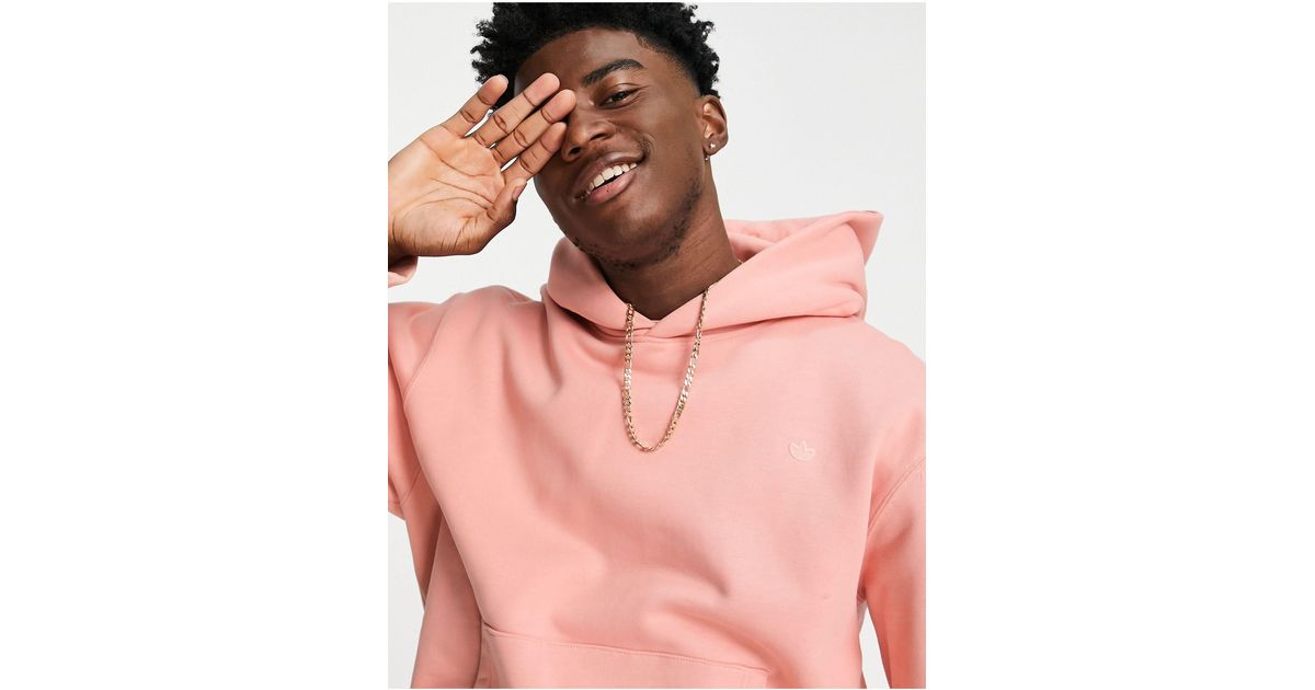 adidas Originals Adicolor Contempo Premium Hoodie in Pink for