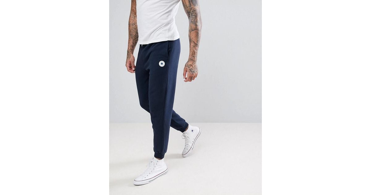 Converse Cotton Chuck Patch Joggers In 