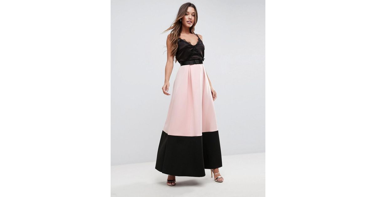 scuba maxi skirt