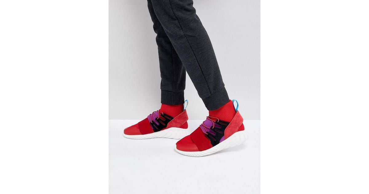 adidas tubular doom winter red