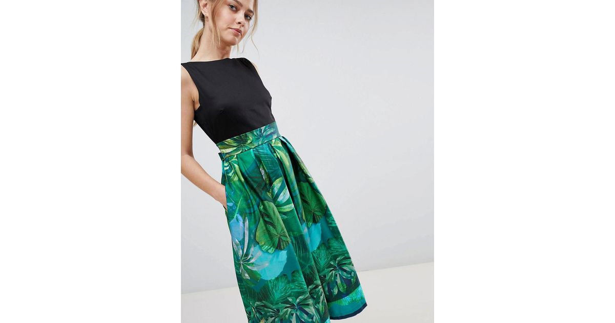 2 in 1 midi dress