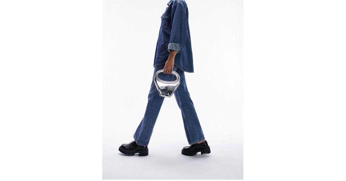 Frankie Triangle Grab Bag in Blue Lyst