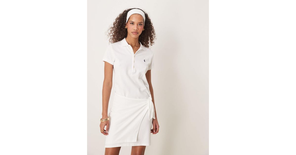 【送料&関税込】Polo Ralph Lauren Mini Sheath Dress POLO RALPH LAUREN Women's The Mesh Mini Dress (Small, Navy
