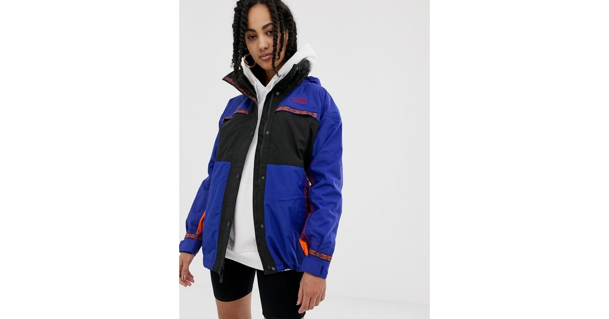 The North Face Synthetic 92 Retro Rage Rain Jacket In Aztec Combo in Blue |  Lyst Australia