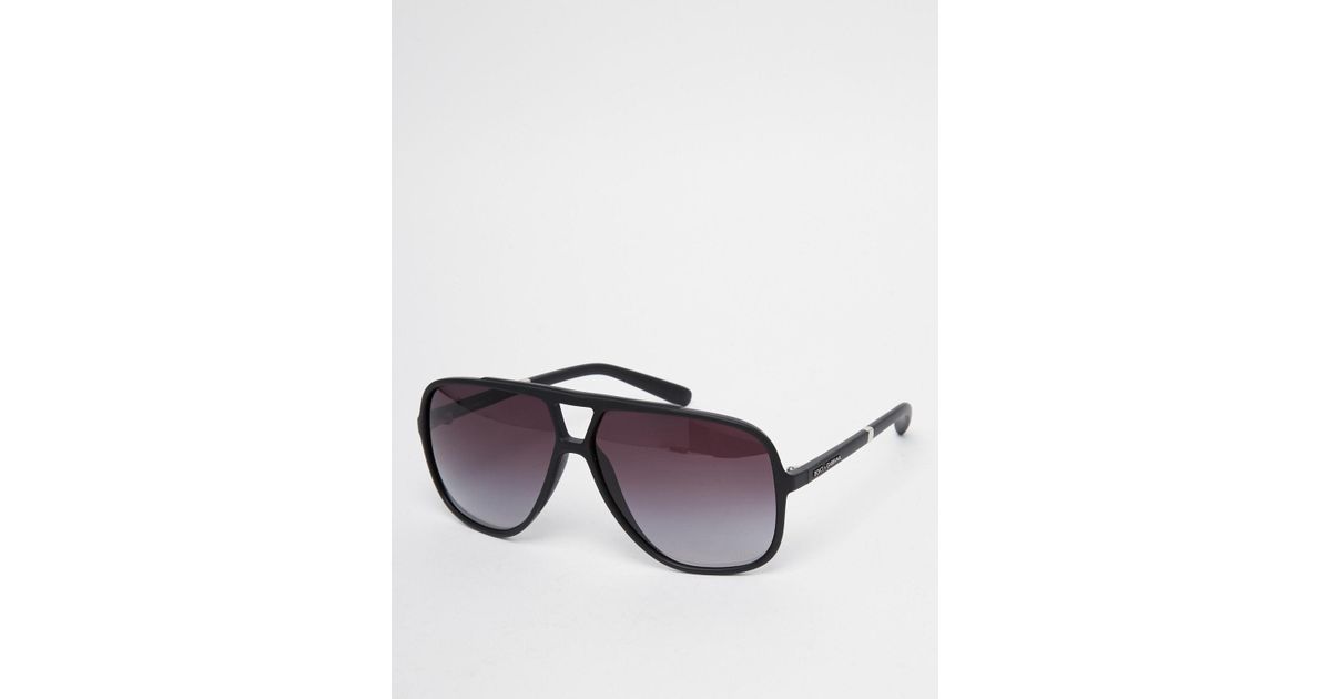 dolce & gabbana men's aviator sunglasses