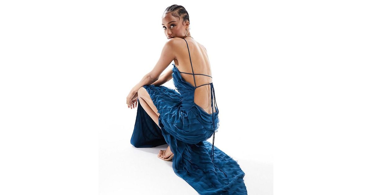 Asos Design Azienda Asos Asos Design Tall Di ASOS In Blu Lyst