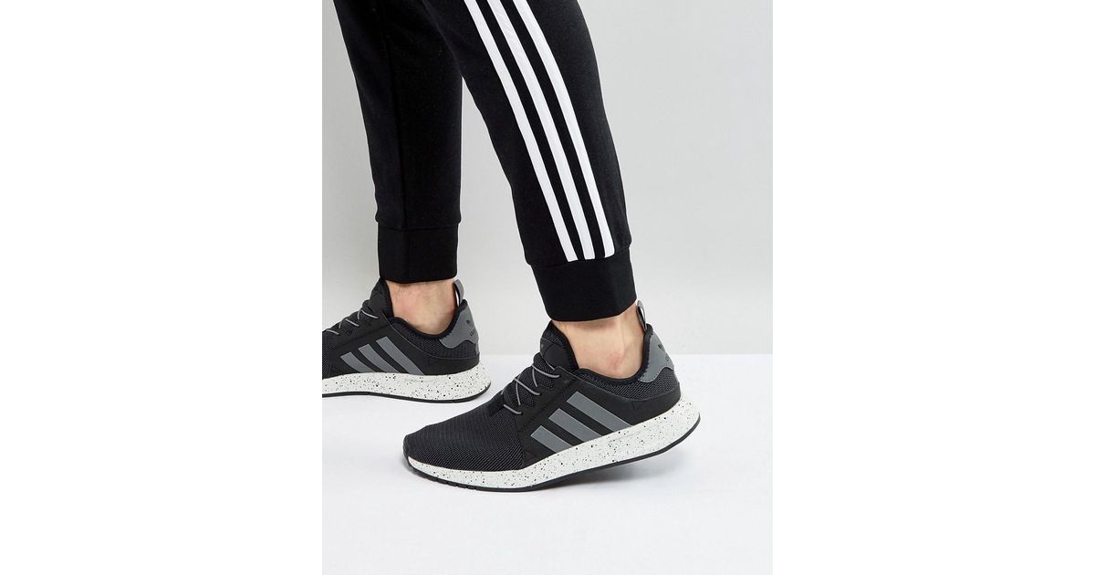 adidas originals x_plr trainers in black by9254