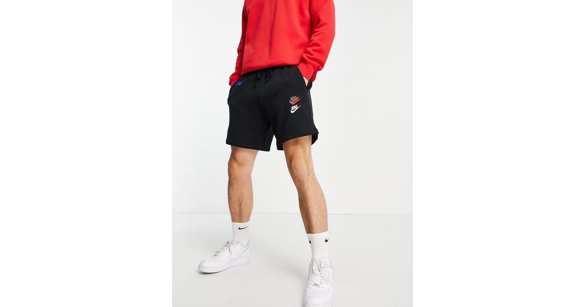 nike multi logo shorts