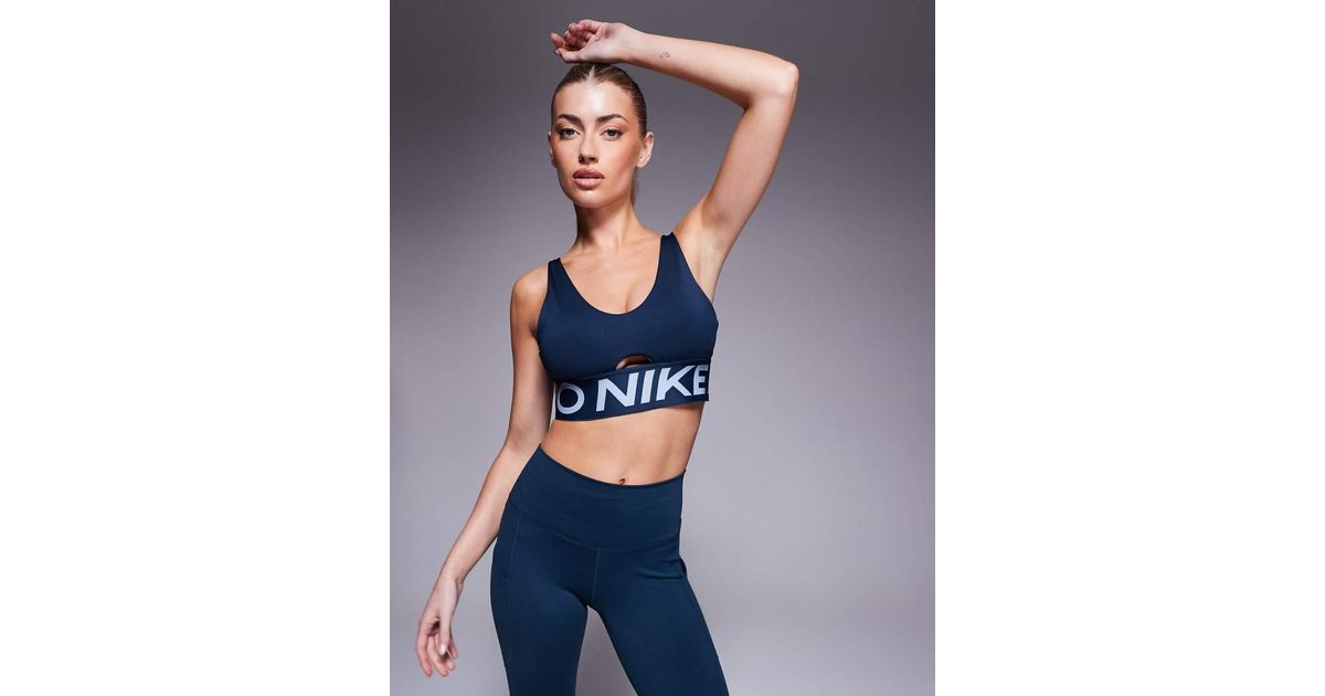 Nike Nike Pro Training Indy Dri-fit Plunge Light Support Sports - Main Image