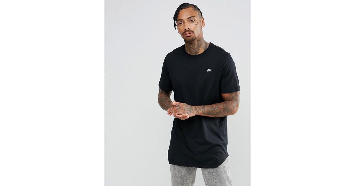 Nike Modern Longline T-shirt In Black 873239-010 for Men