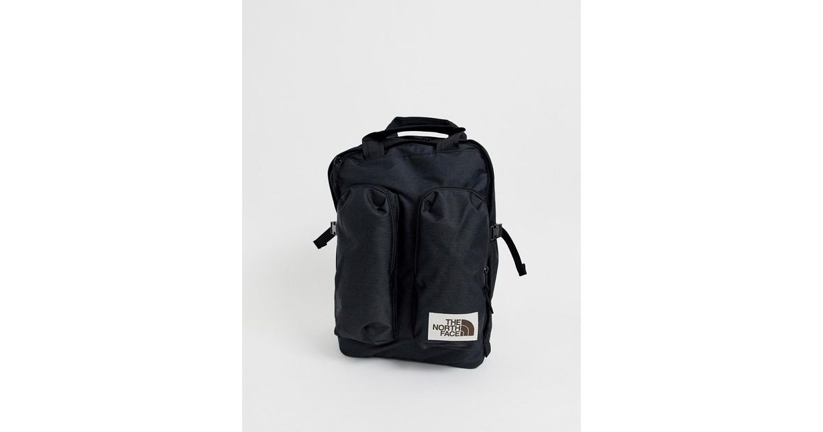 the north face mini crevasse backpack in black