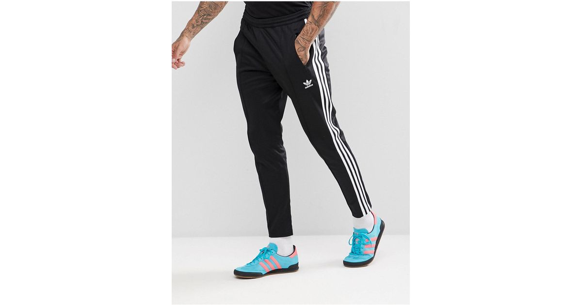 adidas beckenbauer skinny joggers
