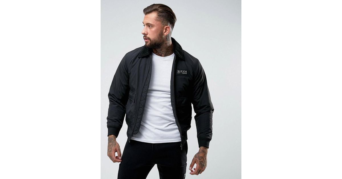 nicce bomber jacket