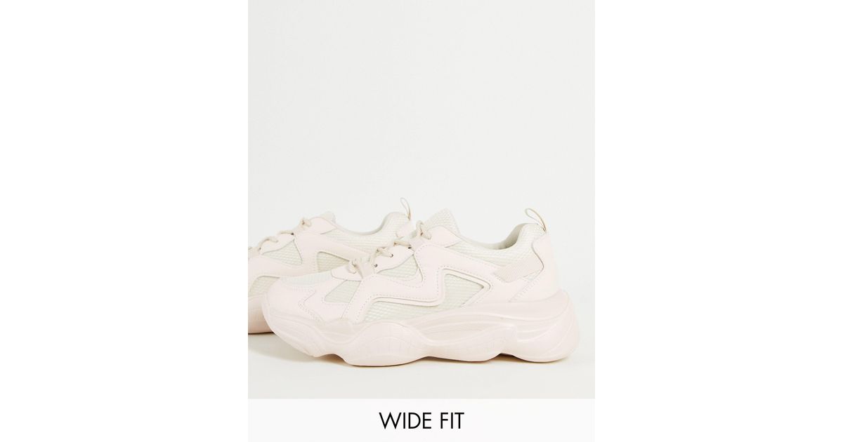 wide fit chunky bubble sole