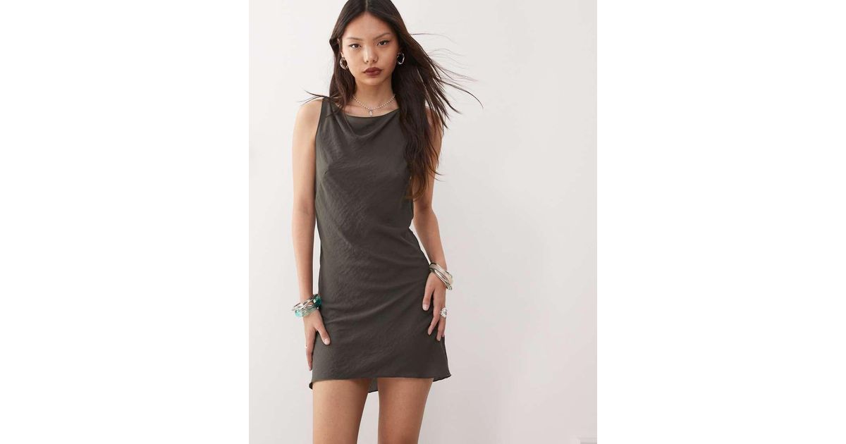 sachin and babi light blue dress Naya NAS26114 Dove Grey Jersey Dress